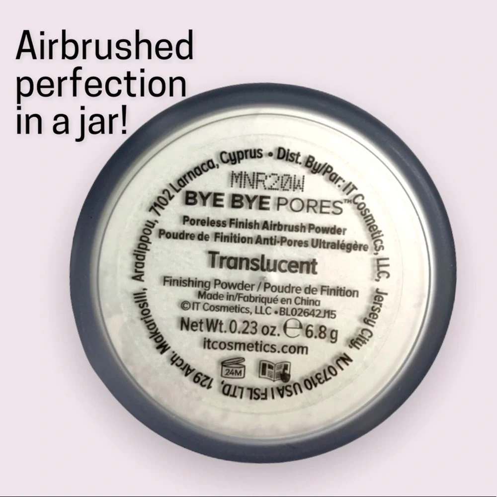 IT Cosmetics Bye Bye Pores Silk Airbrush Powder & Heavenly Luxe Brush N°1 - Picture 2 of 4
